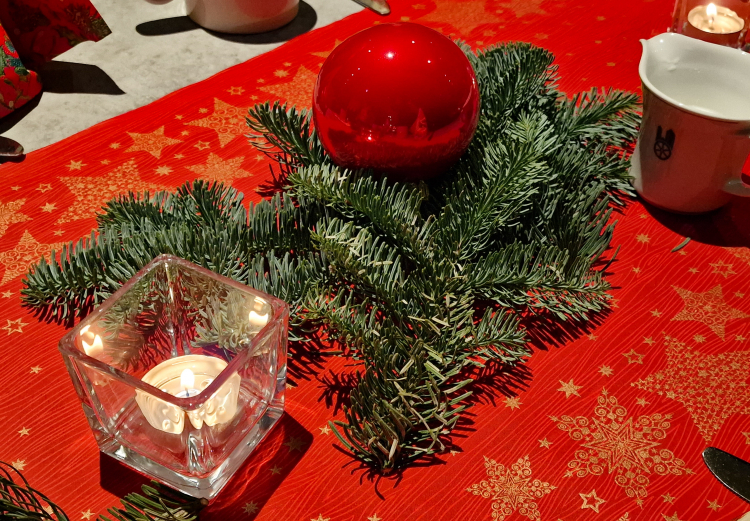 Die Adventsfeier der Klasse 5c